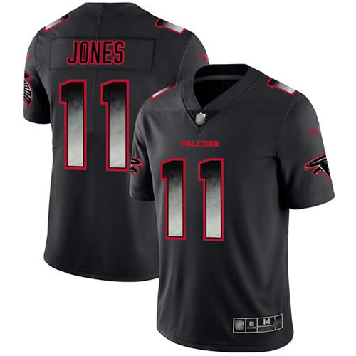 Atlanta Falcons Limited Black Men Julio Jones Jersey NFL Football #11 Smoke Fashion->atlanta falcons->NFL Jersey